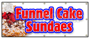 Funnel Cake Sundae Banner