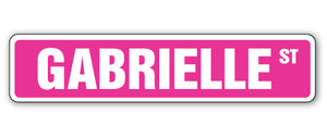 GABRIELLE Street Sign