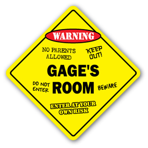 Gage's Room Vinyl Decal Sticker