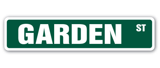 Garden Street Vinyl Decal Sticker