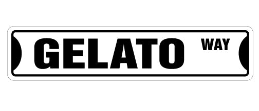 Gelato Street Vinyl Decal Sticker