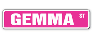 Gemma Street Vinyl Decal Sticker