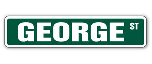 GEORGE Street Sign