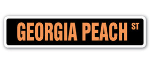 GEORGIA PEACH Street Sign