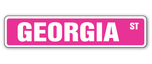 GEORGIA Street Sign