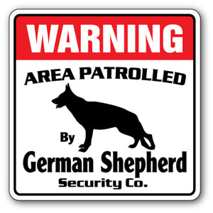 German Shepherd Street Vinyl Decal Sticker