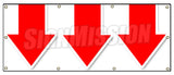 Giant Down Arrow Banner