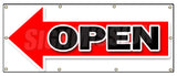 Giant Left Open Arrow Banner