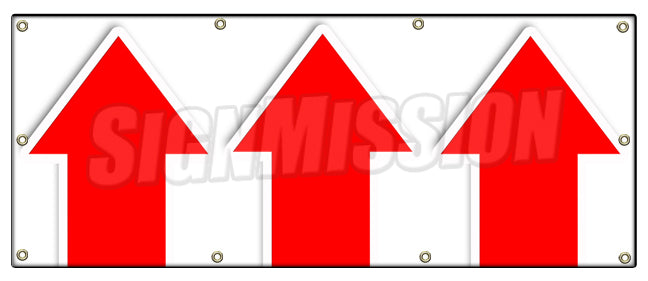Giant Up Arrow Banner