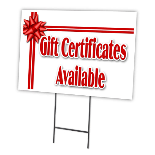 GIFT CERTIFICATES