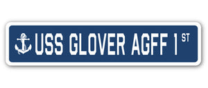 USS Glover Agff 1 Street Vinyl Decal Sticker