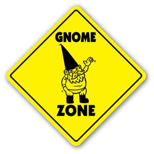 Gnome Zone Vinyl Decal Sticker