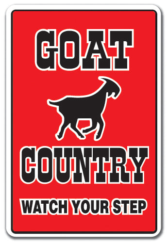 Goat Country Vinyl Decal Sticker