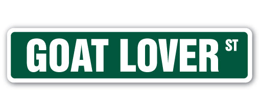 Goat Lover Street Vinyl Decal Sticker