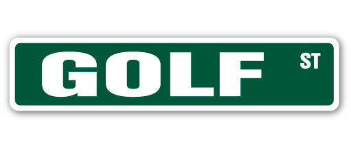 Golf Street Vinyl Decal Sticker