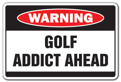 Golf Addict Vinyl Decal Sticker