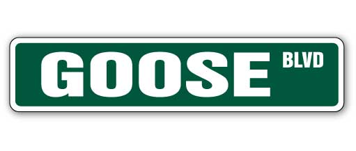 Goose Street Vinyl Decal Sticker