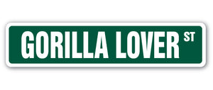 Gorilla Lover Street Vinyl Decal Sticker