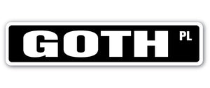 Goth Street Vinyl Decal Sticker