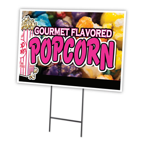 GOURMET FLAVORED POPCORN