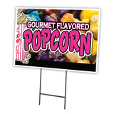 GOURMET FLAVORED POPCORN