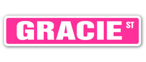 Gracie Street Vinyl Decal Sticker