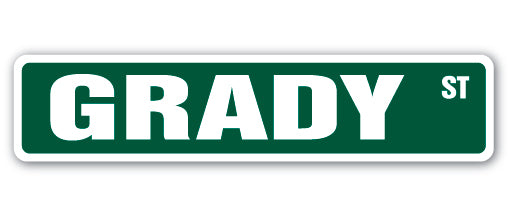 Grady Street Vinyl Decal Sticker