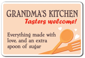 Grandmas Kitchen Vinyl Decal Sticker