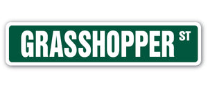 Grasshopper Street Vinyl Decal Sticker