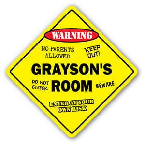 Grayson's Room Vinyl Decal Sticker