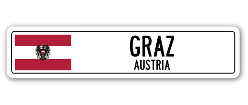 Graz, Austria Street Vinyl Decal Sticker