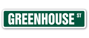 Greenhouse Street Vinyl Decal Sticker