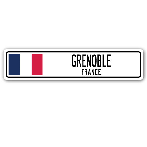 Grenoble, France Street Vinyl Decal Sticker