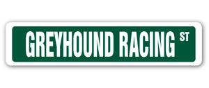 Greyhound Racing Street Vinyl Decal Sticker