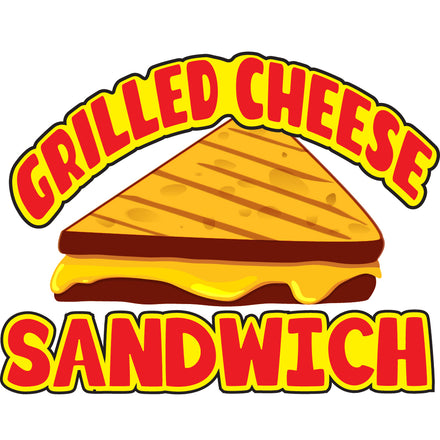 Grilled Cheese Sandwich Die Cut Decal