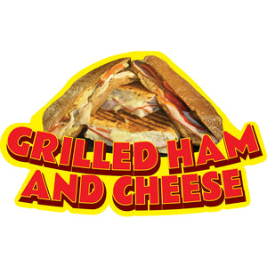 Grilled Ham And Cheese Die Cut Decal