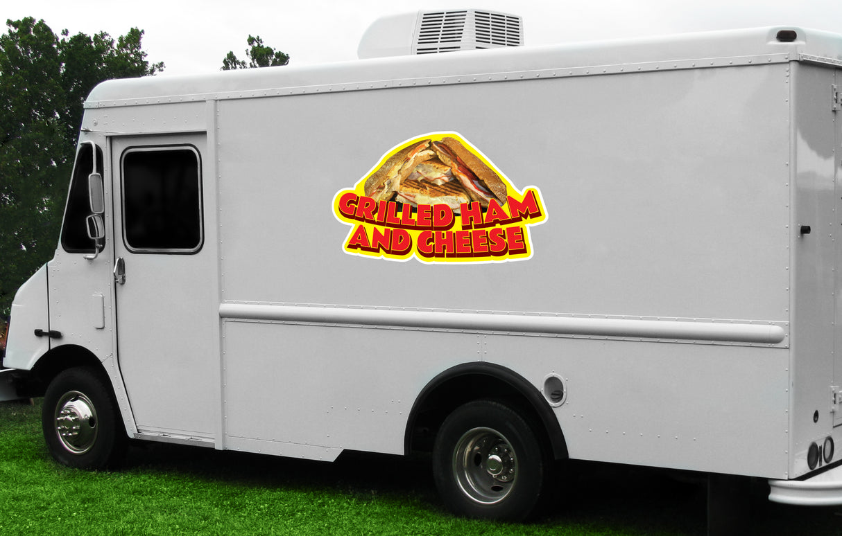 Grilled Ham And Cheese Die Cut Decal