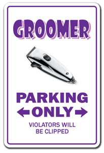 Groomer Street Vinyl Decal Sticker