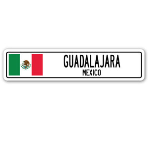 Guadalajara, Mexico Street Vinyl Decal Sticker