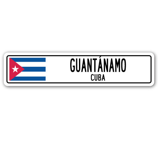Guantenamo, Cuba Street Vinyl Decal Sticker