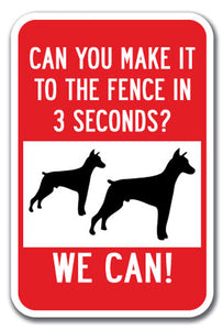 Can You Make It To The Fence In 3 Seconds? We Can!