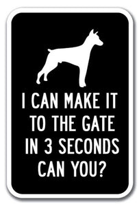 I Can Make It To The Gate In 3 Seconds Can You?