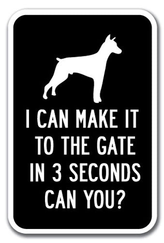 I Can Make It To The Gate In 3 Seconds Can You?