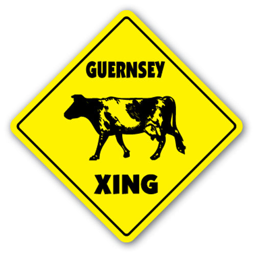 Guernsey Crossing Vinyl Decal Sticker