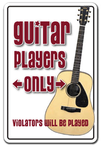 Guitar Vinyl Decal Sticker