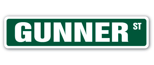 Gunner Street Vinyl Decal Sticker