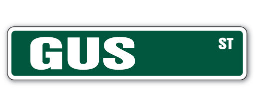 GUS Street Sign