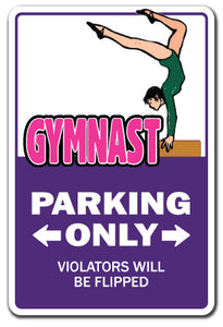 Gymnast Vinyl Decal Sticker