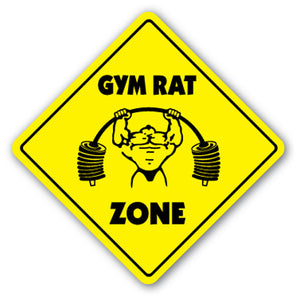 Gym Rat Zone Vinyl Decal Sticker