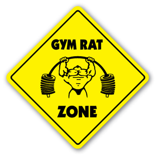 Gym Rat Zone Vinyl Decal Sticker